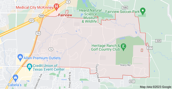 Fairview Texas House Cleaning Service Area